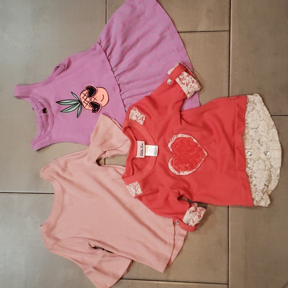 Two shirts and a Dress | 18-24m & 2T